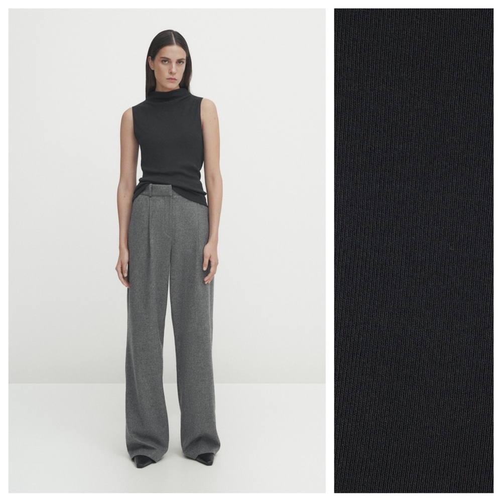 Massimo Dutti Black Sleeveless Top